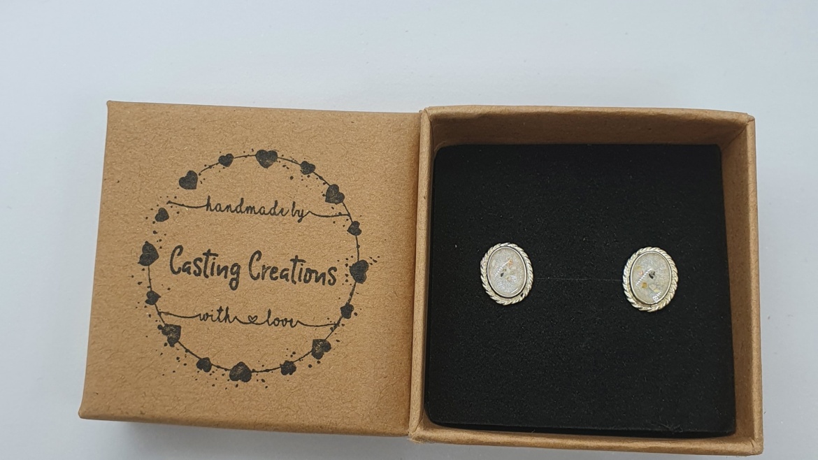 Roped edge earings